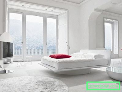 40-біла спальня-меблі з червоними акцентами-homebnc
