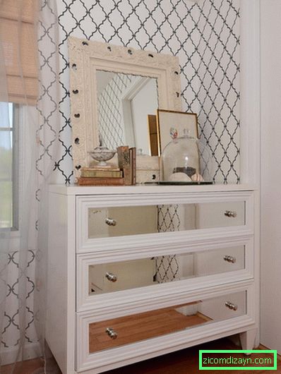 3-шухляди-дзеркальні сундуки на дерев'яній підлозі і настінному папері для будинку-інтер'єр-дизайн-ідеї-білий дзеркальний-сундук-дуб-скриня з висувних ящиків дешево-дзеркально-сундук- шухляди-дзеркальні-спальні-меблі-дзеркальні-мед