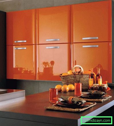 кухня в помаранчевому кольорі (25)